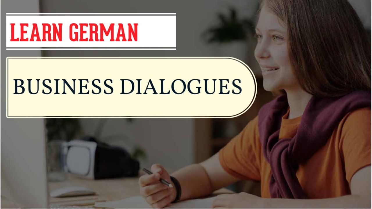 Learn Business German- Basic vocabulary - Talk / Presentation