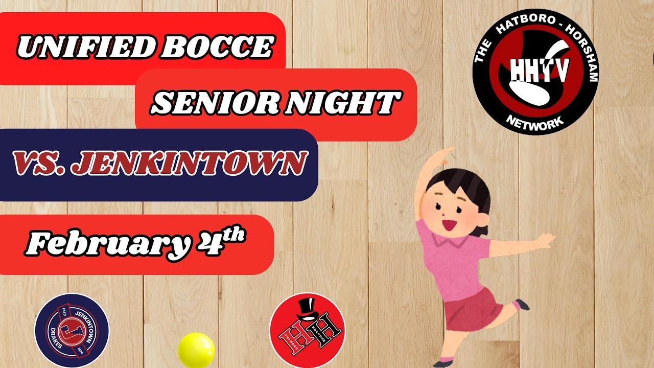 Матч по бочче между командами объединенного школьного округа Хатборо-Хоршем и Дженкинтаун (ОСНОВН...