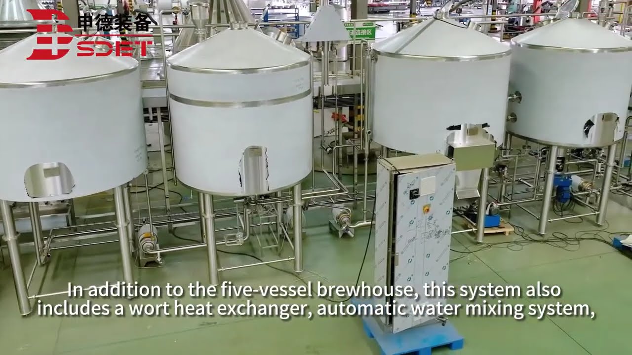 Complete 2500L Per Batch Beer Brewing Project Brewery Equipment