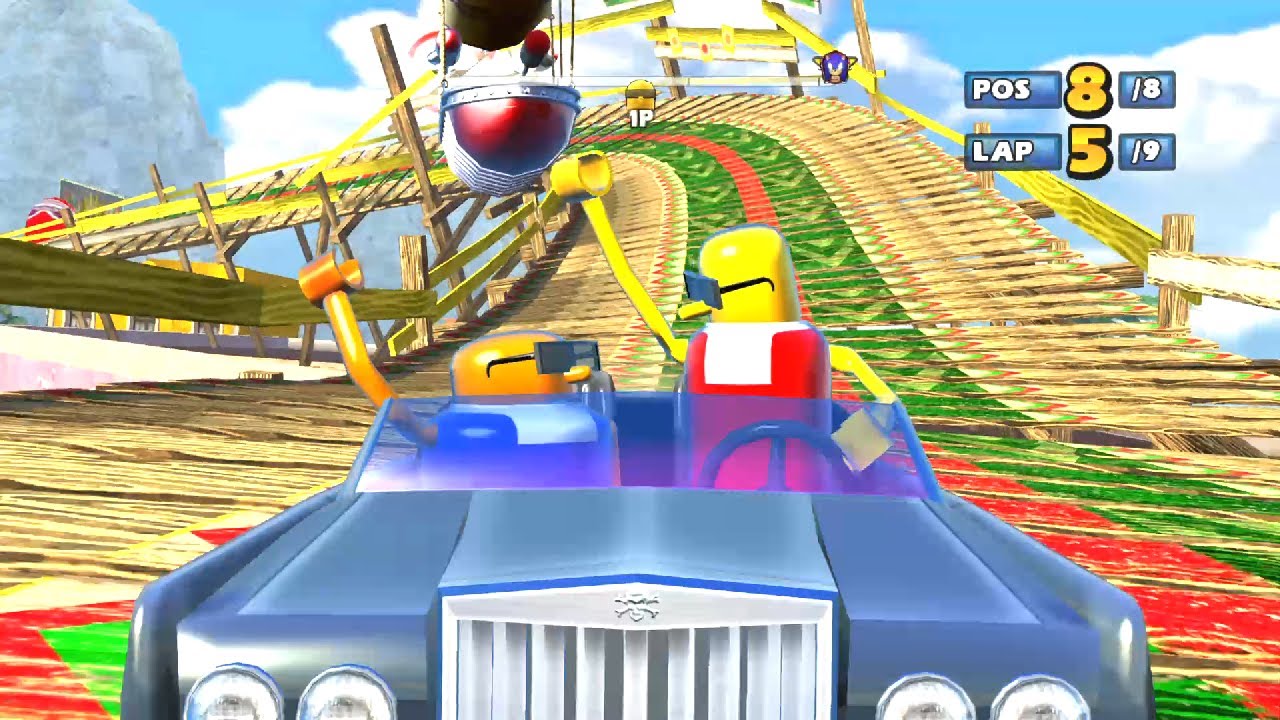 BONANZA BROS Jump Parade 9 Laps Expert (Request) Sonic & Sega All-Stars Racing -PC
