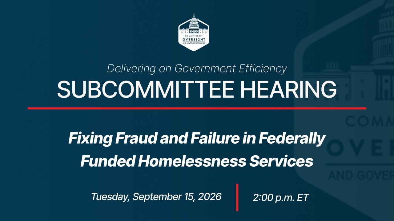 Fixing Fraud and Failure in Federally Funded Homelessness Services