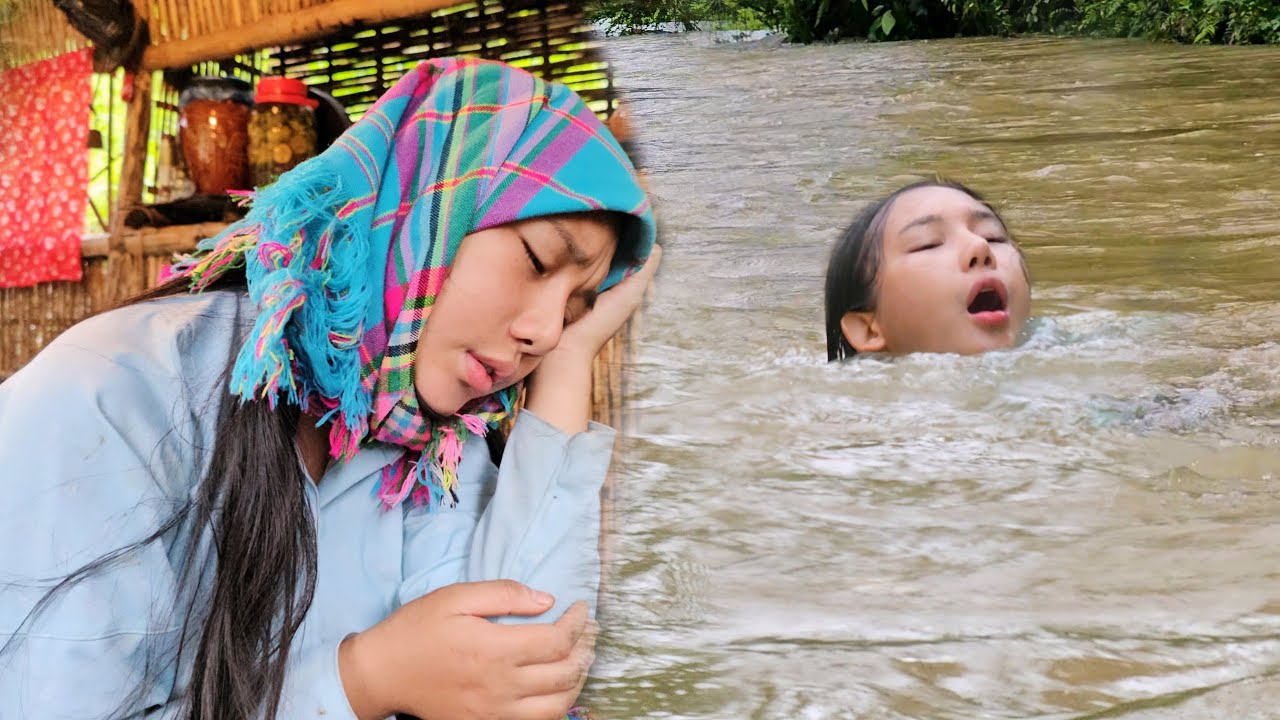 17 year old girl alone fights super flood, lives with harsh nature | Hoàng Thị Mai