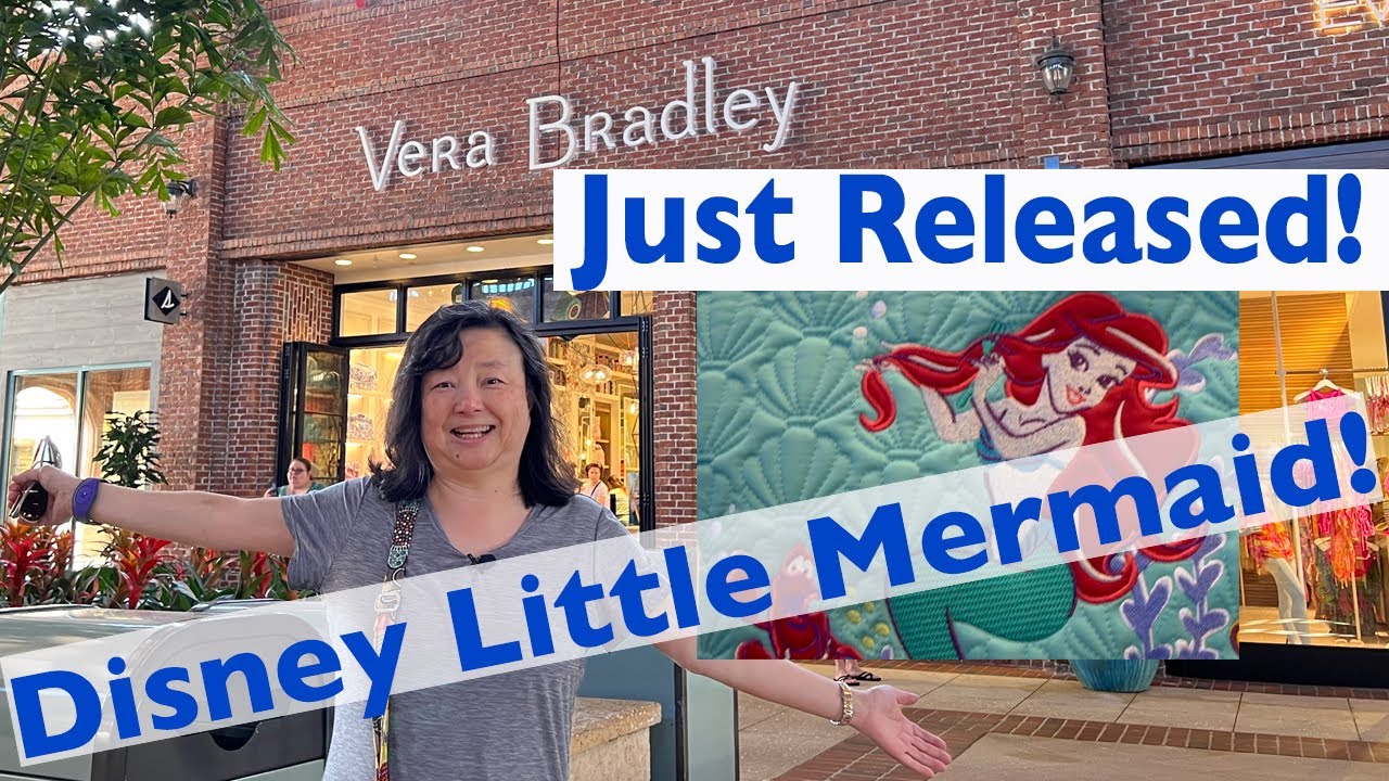 It's Out! The Newest Disney Vera Bradley Pattern Ariel Little Mermaid Collection!