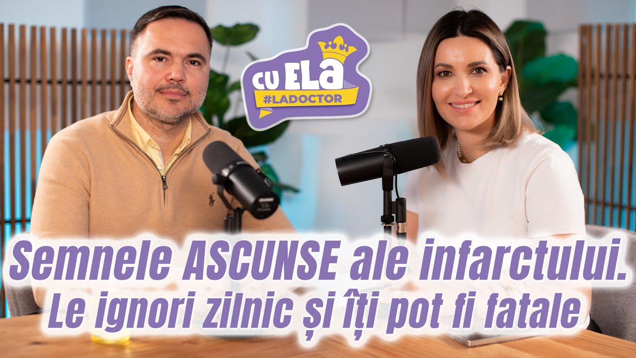 Cu Ela la doctor -Episod #42- Infarctul vine FĂRĂ AVERTISMENT? Ce trebuie să știi | Dr. Mihai Melnic