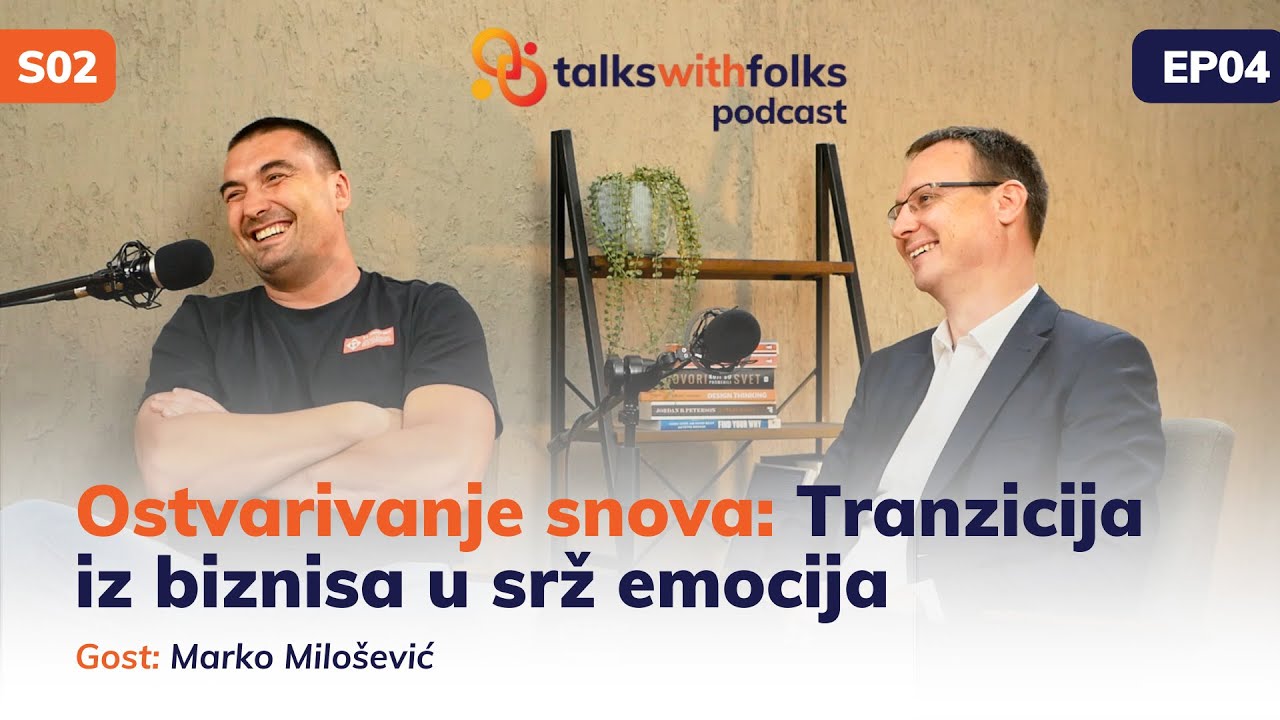 Ostvarivanje snova: Tranzicija iz biznisa u srž emocija | Talks With Folks | S02 EP04