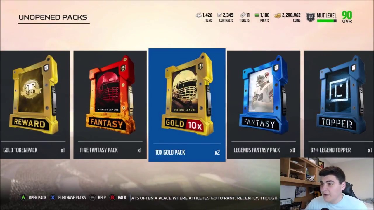 PACKING 2 FULL LEGENDS! TOP 100 MONTHLY REWARDS!!! MADDEN 18 ULTIMATE TEAM PACK OPENING