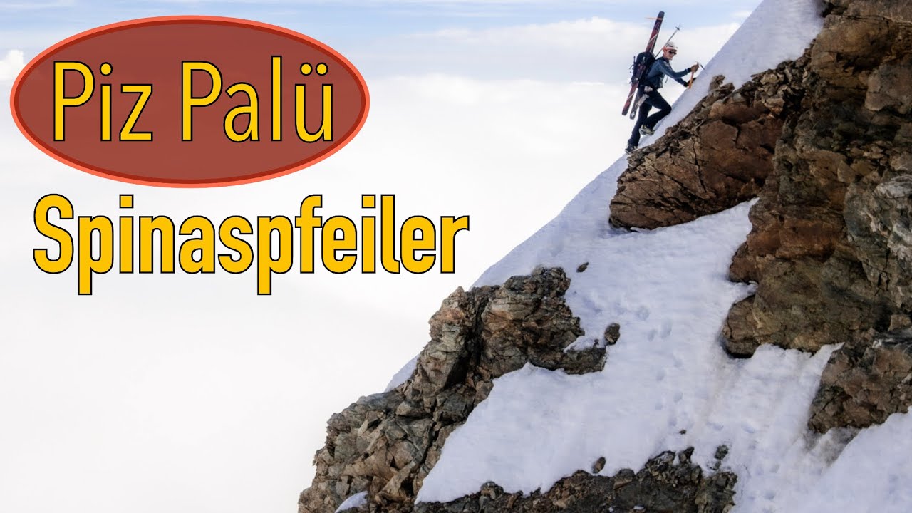 Ideale Verhältnisse am Spinaspfeiler | Piz Palü 3900m Nordwand mit Ski vom Tal