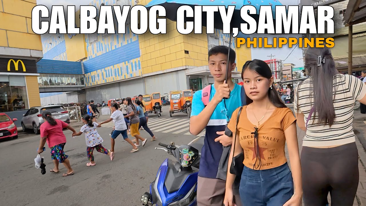 CALBAYOG CITY, SAMAR PHILIPPINES-AFTERNOON WALKING TOUR [4k]