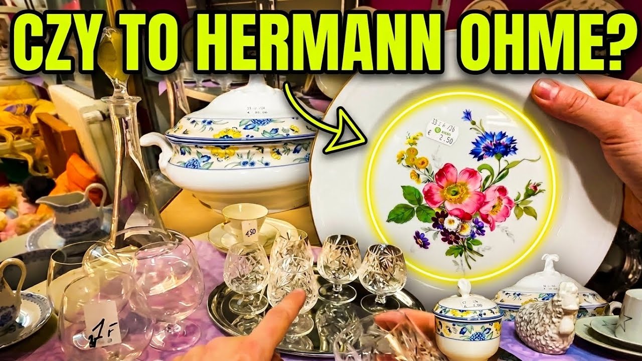 Крытый блошиный рынок в Германии. Я всегда с нетерпением жду таких покупок 😃 #немецкийшоппинг