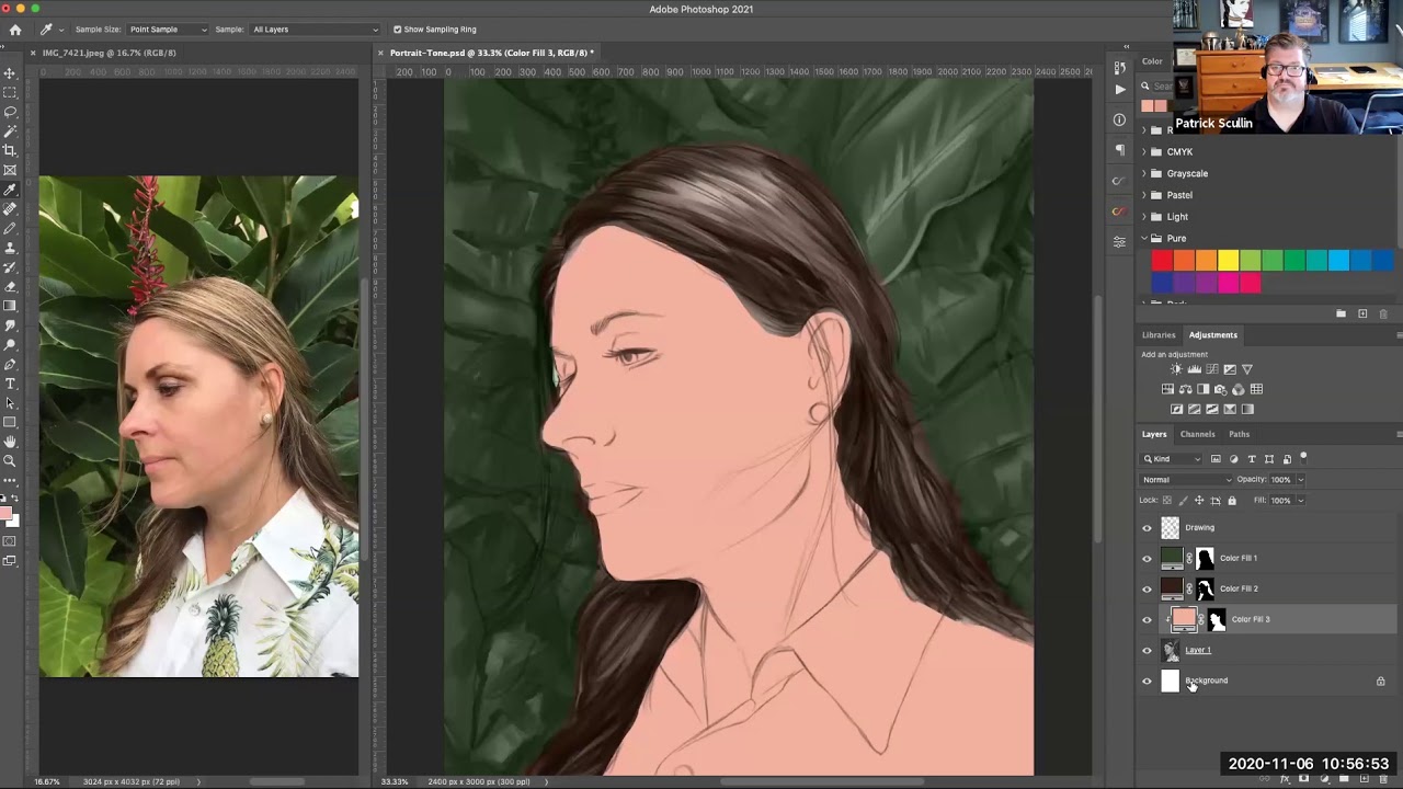 How to Paint A Digital Portrait in Photoshop Pt 3