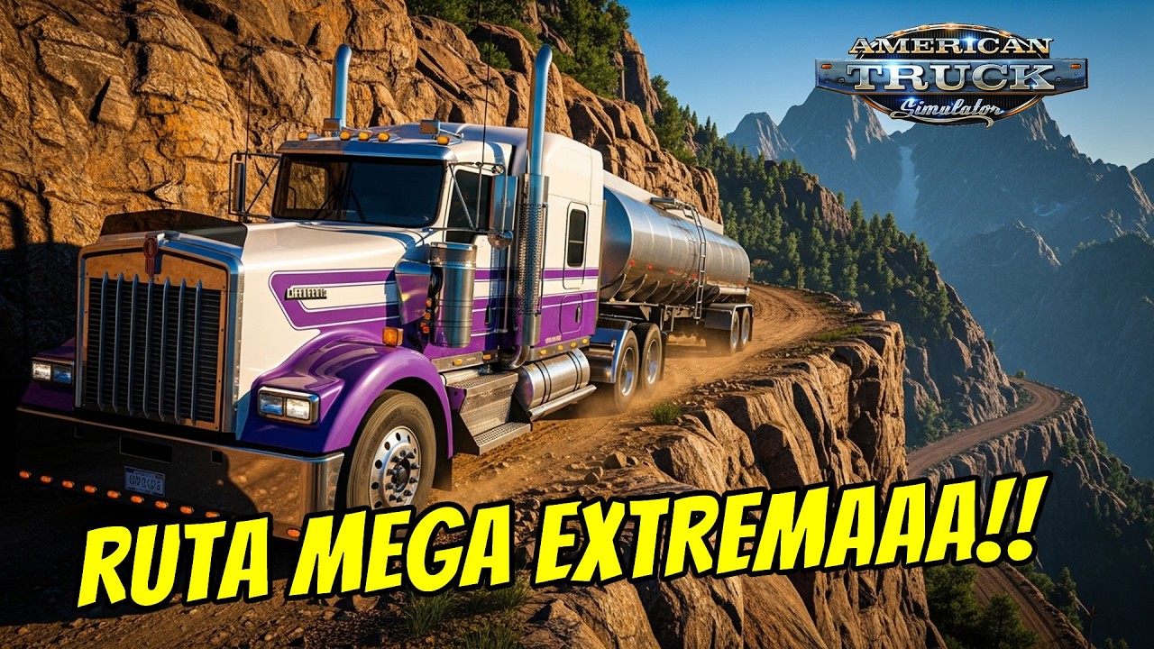 RUTA CASI IMPOSIBLE EN MOUNTAIN ROADS ATS 1.57 #ats #atsmods