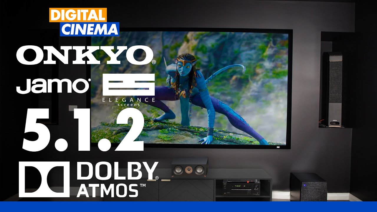 5.1.2 Dolby Atmos Jamo Home Theater  | Onkyo TX-SR494 |Acer Predator GD711 4K Projector