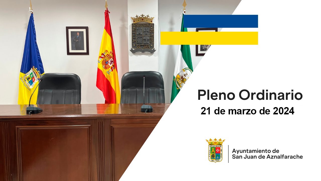 Pleno ordinario mes de marzo de 2024