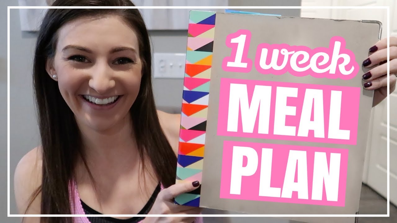 MEAL PLAN FOR A WEEK WITH ME // Weekly Meal Plan, Grocery Haul, And Dinners + Recipe Organization