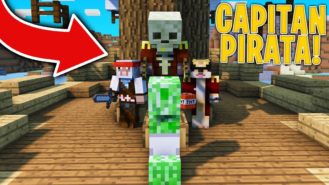 Derrotamos a LOS PIRATAS junto al BEBE CREEPER! 🏴‍☠️ ¿Donde esta Cristina?