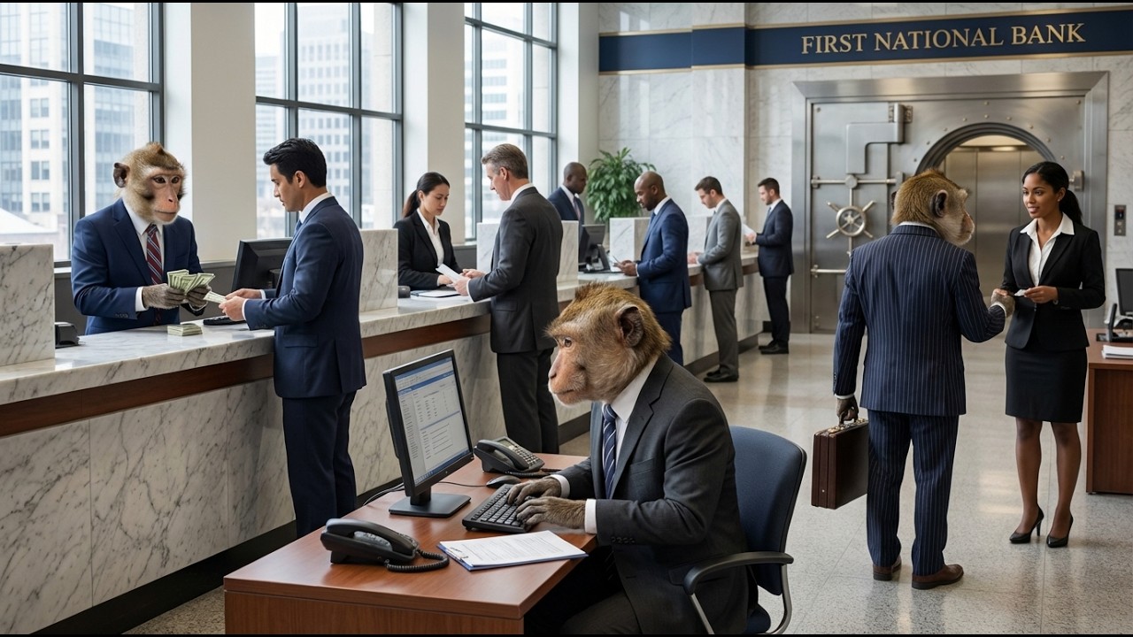Global Shocking Story! The Only Bank in the World Founded by Monkeys (4K)