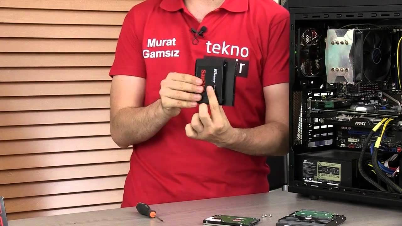 SSD diskinizi masaüstü sisteminize nasıl takarsınız?