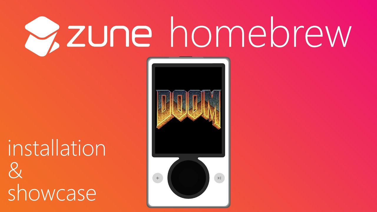Zune Homebrew: How To Install DOOM (and other games!)