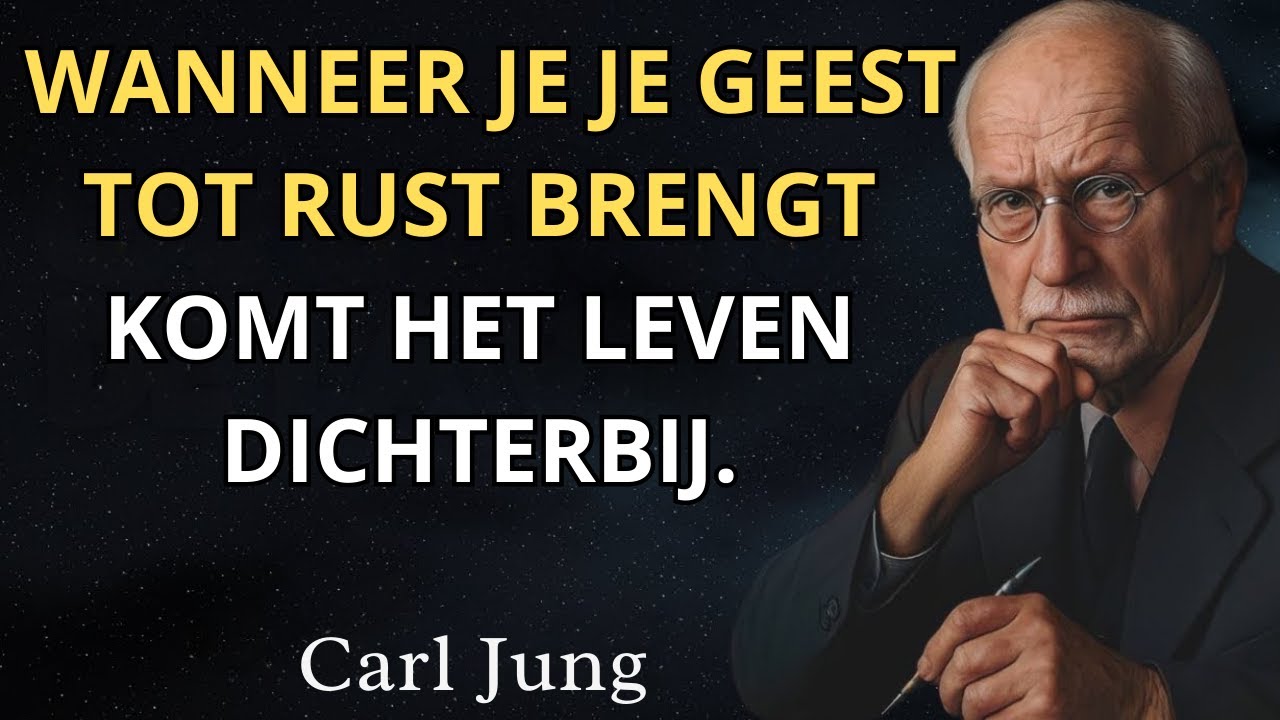Breng de geest tot rust en zie hoe het leven zich ordent — Carl Jung