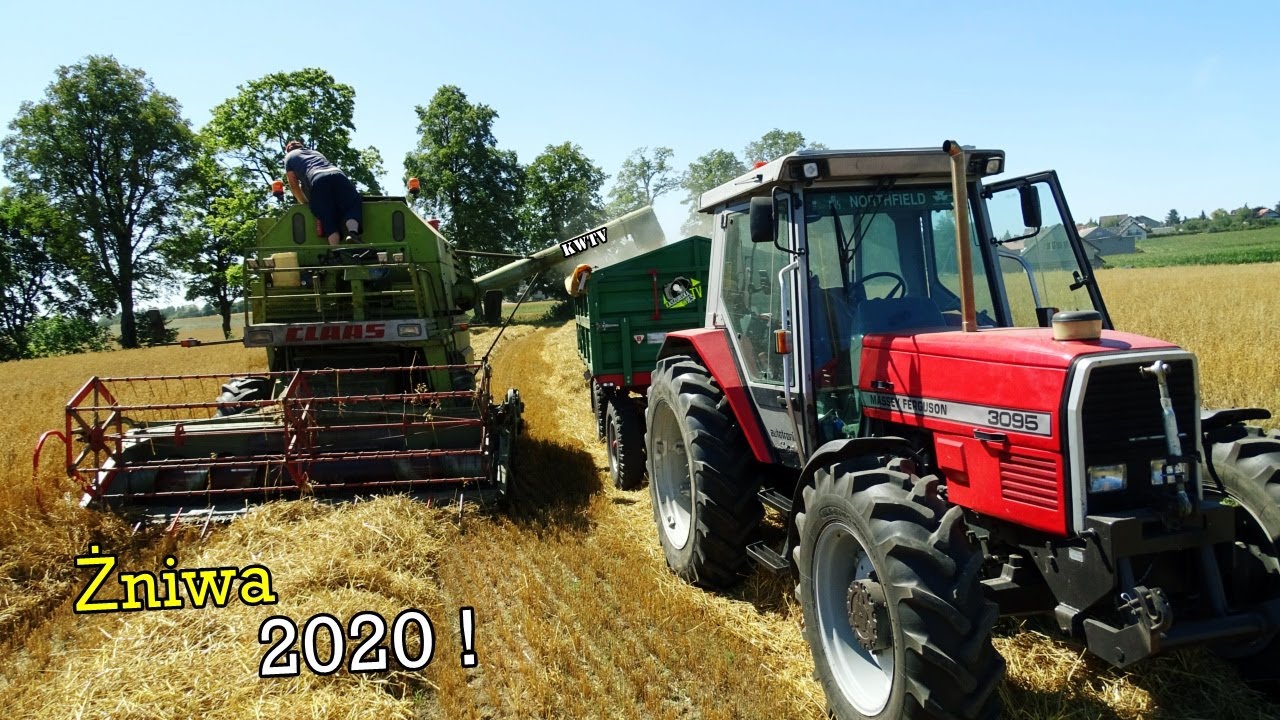 Żniwa 2020 z Nowym Nabytkiem ''Zabytkiem'' ! 2x Class, 2x Ursus, MF, Zetor