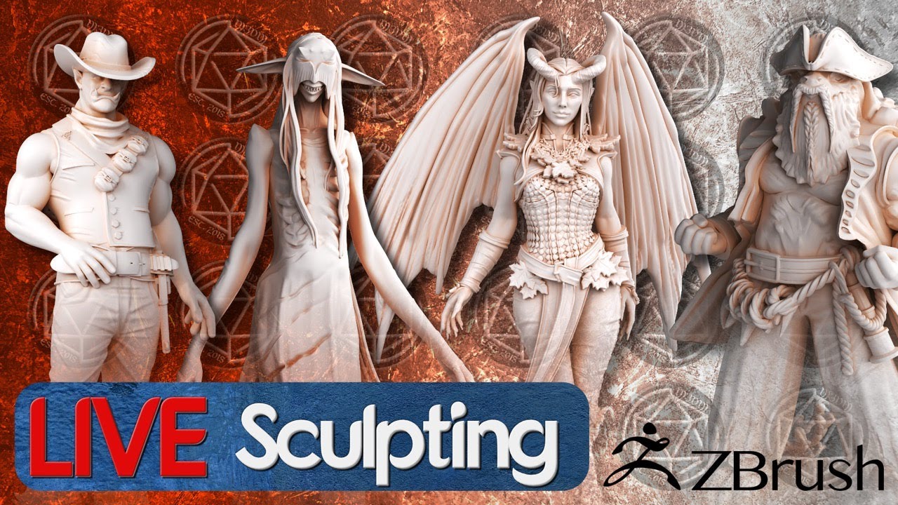 Gilded Fairy Corset in ZBrush & Marvelous Designer | Live 3D Miniature Sculpting for D&D & TTRPGs