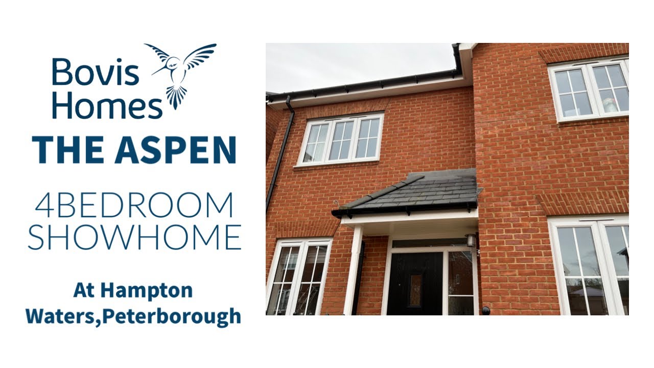 The Aspen Showhome Bovis homes Hampton water