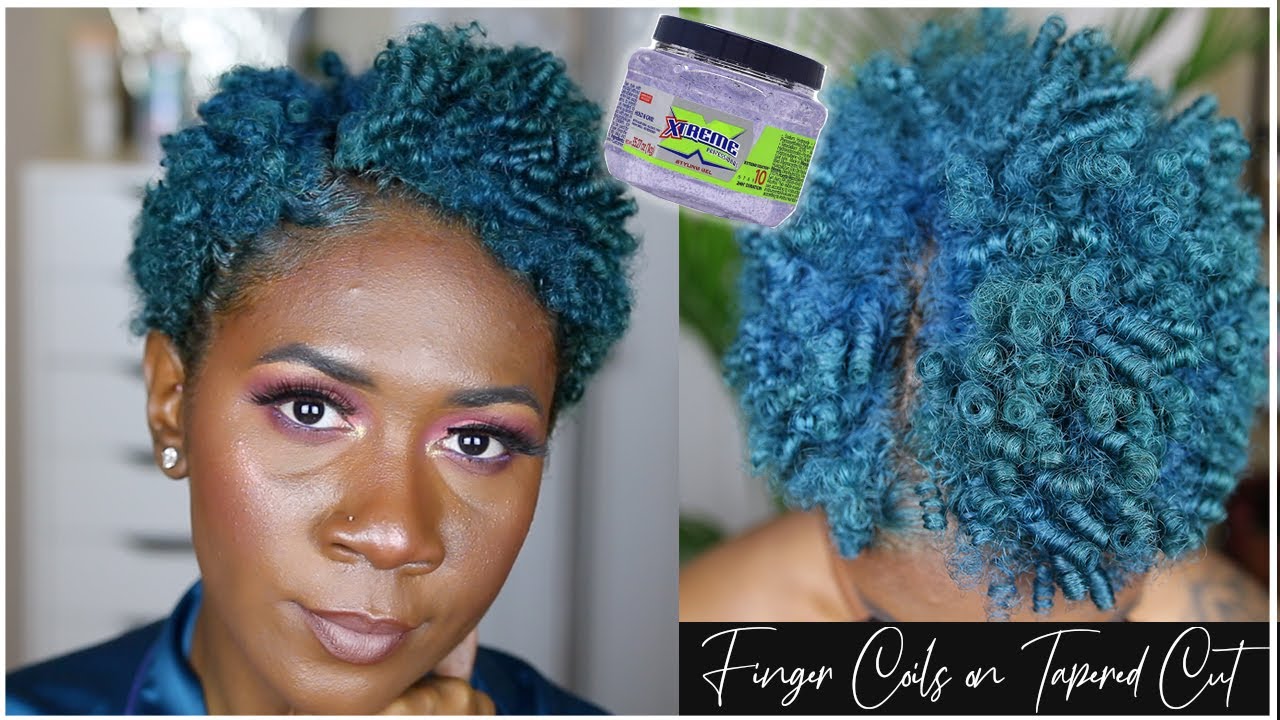 Finger Coils on Short Natural Hair + Finally Trying New Wetline Xtreme Gel +  | Nia Imani