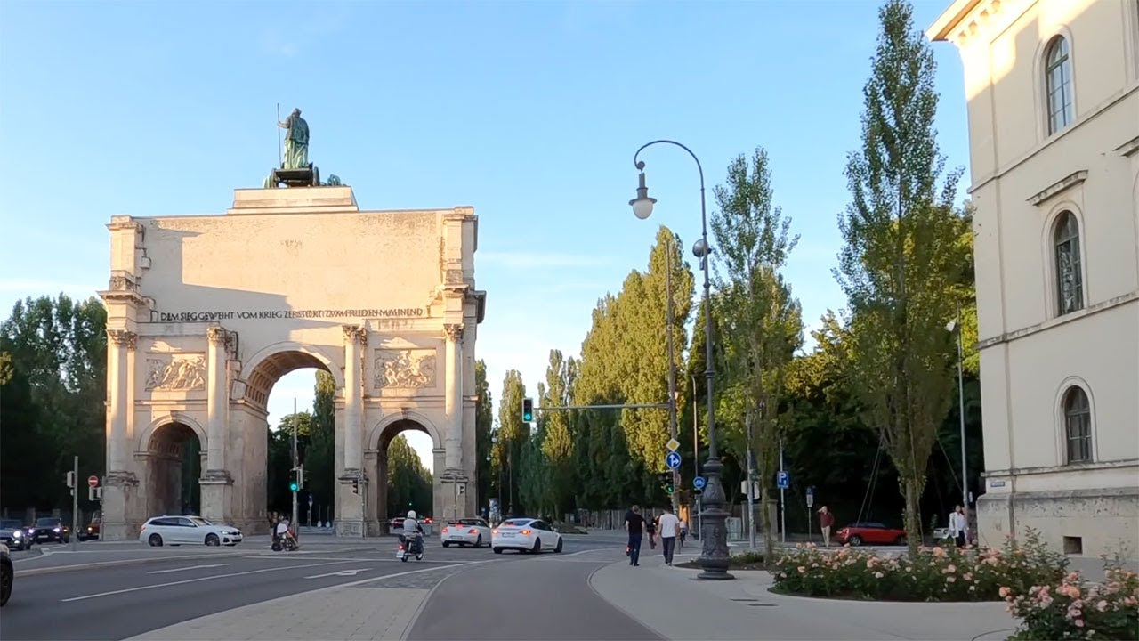 Cycling in Munich: Ludwigstraße, Leopoldstraße, Petuelpark, Olympiapark #101