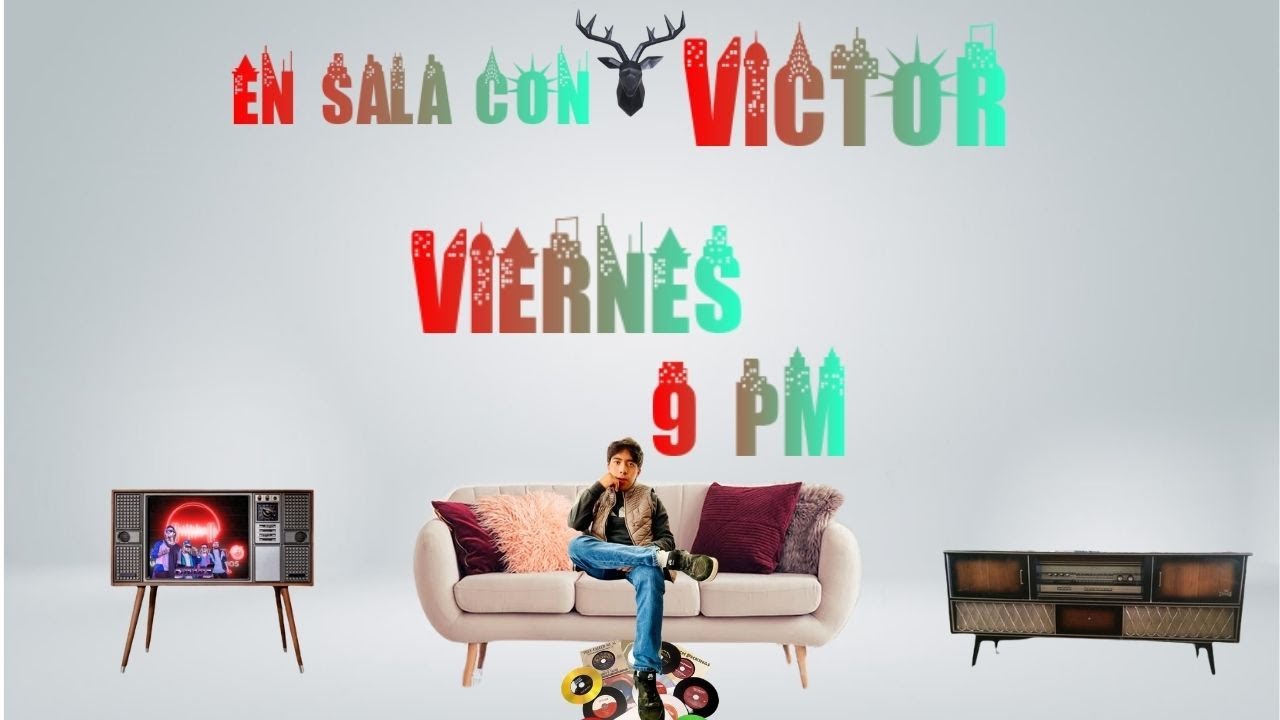 En la sala con Victor en  Amplifican DO #05 Ivitado Javier Curielle