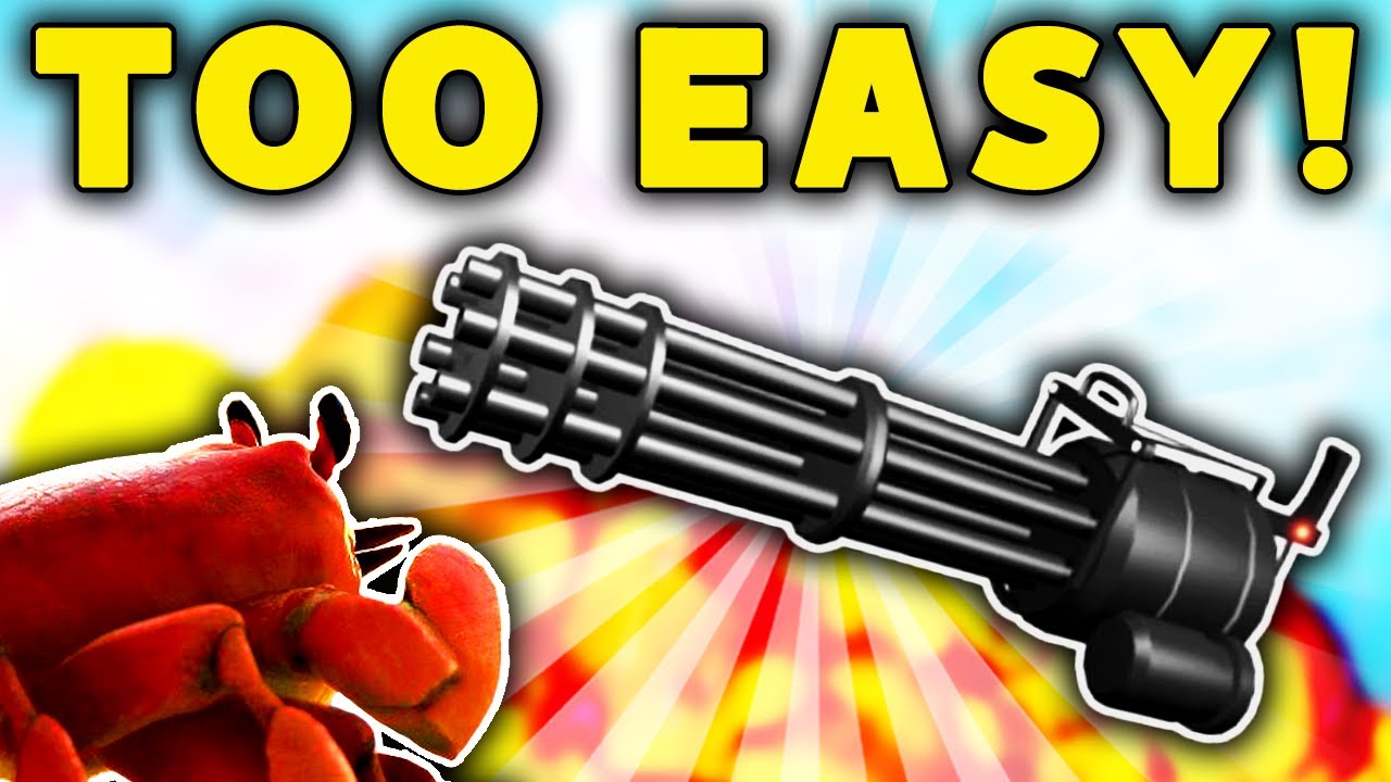 The NEW & IMPROVED minigun MELTS enemies in SECONDS | Crab Champions