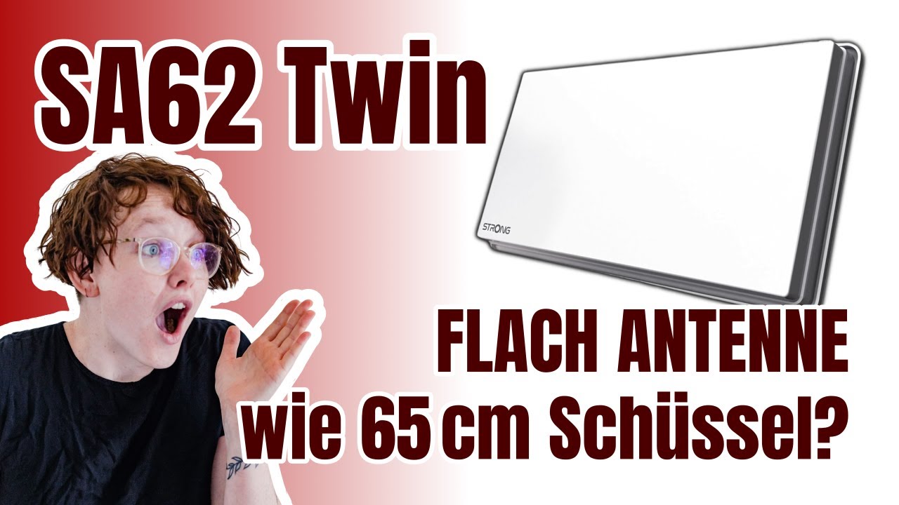Strong SlimSat SA62 Twin Test 2025 &ndash; Flachantenne wie 65 cm Sat-Sch&uuml;ssel?