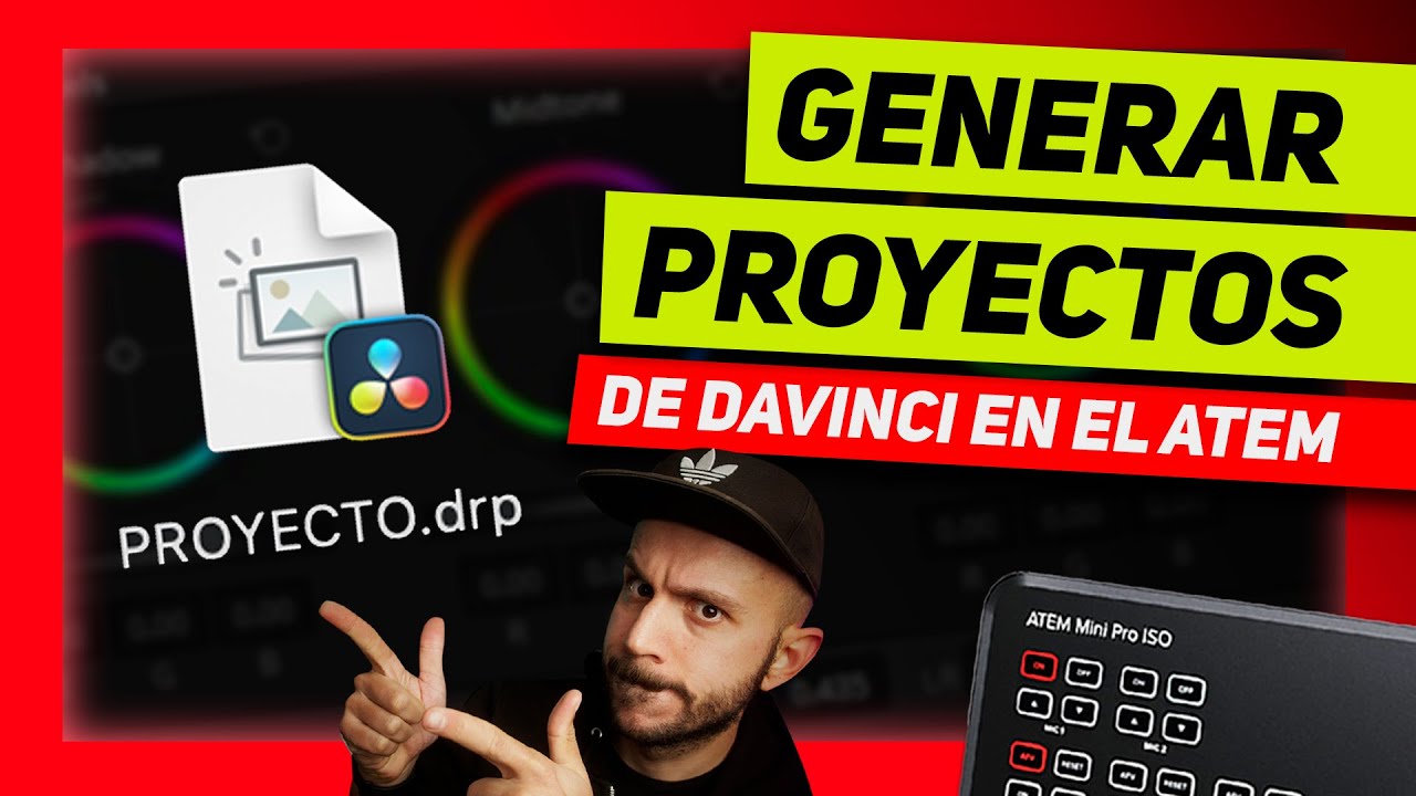 ATEM MINI PRO ISO 🔥 Graba 4 PISTAS y genera Proyecto de Davinci Resolve