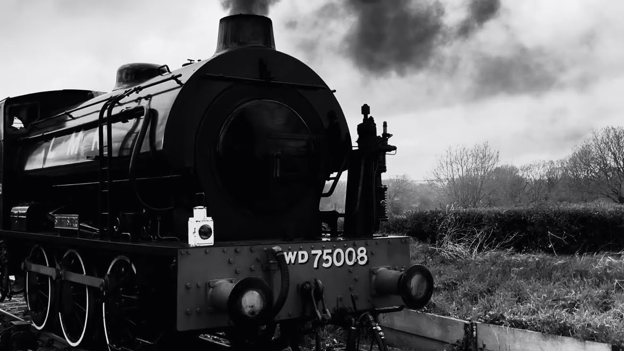 Steam Locomotive LMR Swiftsure 75008 at Kent & East Sussex Railway