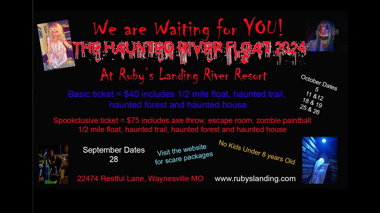 Ruby's Landing Haunted River 2024