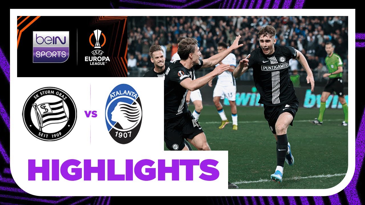SK Puntigamer Sturm Graz vs. Atalanta - Game Highlights