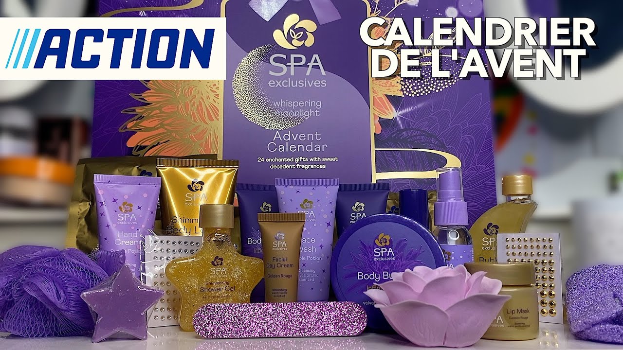 Calendrier de l'Avent soin du visage SPA exclusif de chez ACTION