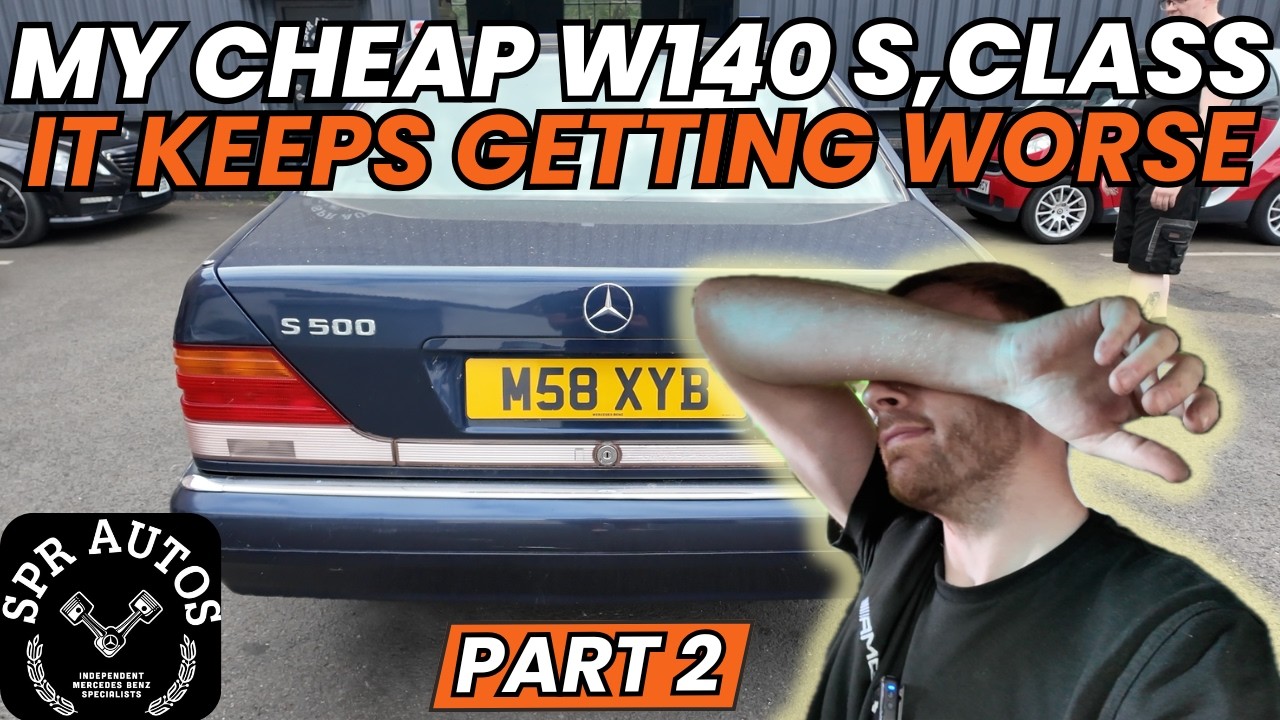 Мой ДЕШЕВЫЙ!? Mercedes W140 S-Class | 💥 На запчасти или в ремонт? 🔧 Будущее определено! | Часть 2