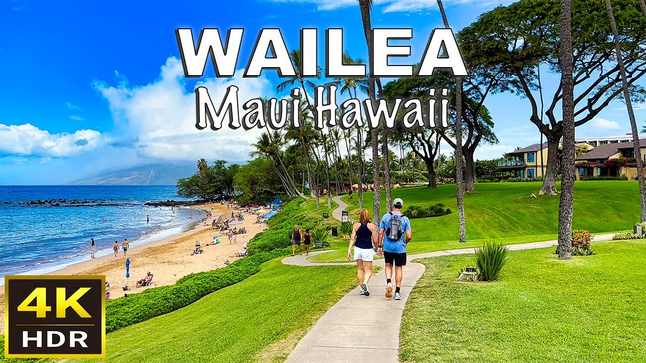 [4K HDR] Wailea Walking Tour | 2023 | Wailea, Maui, Hawaii