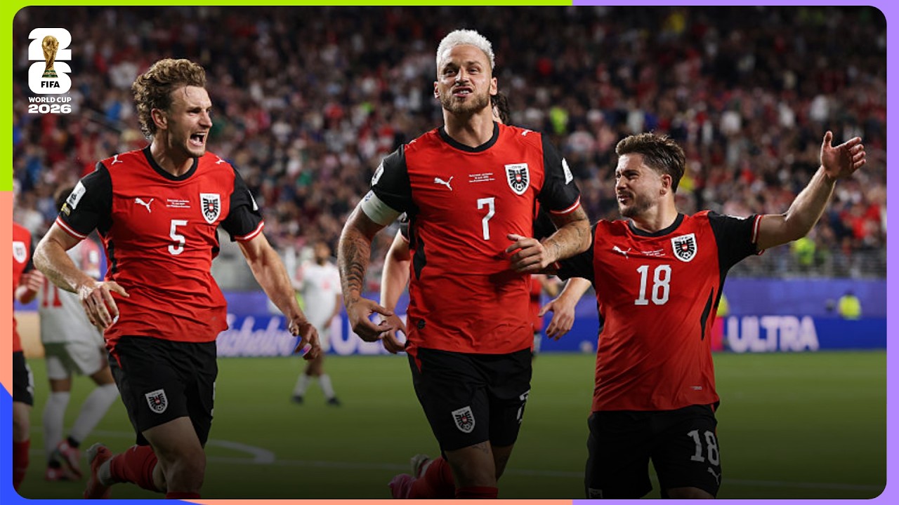 Marko Arnautovic Goal | Austria 3-1 Jordan | FIFA World Cup 2026&trade;