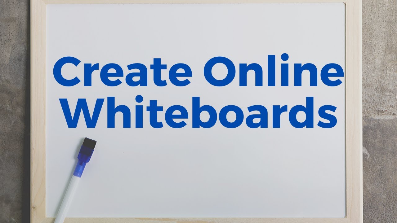 Quickly Create Online Whiteboards for Your Students