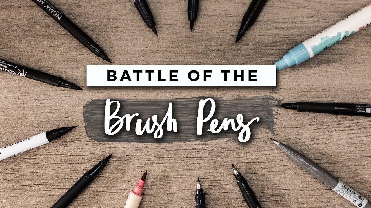 Which Brush Pen is the Best?! | STATIONERY SHOWDOWN