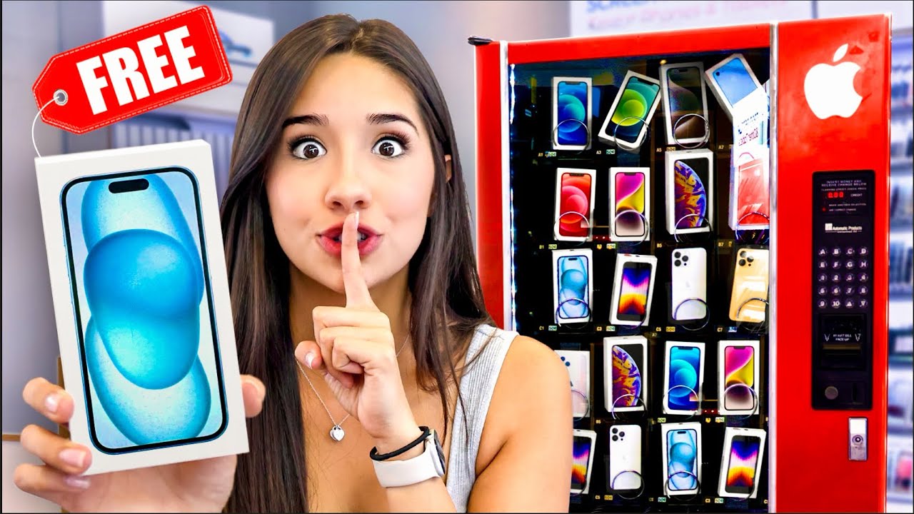 I Opened a FREE iPhone Vending Machine!