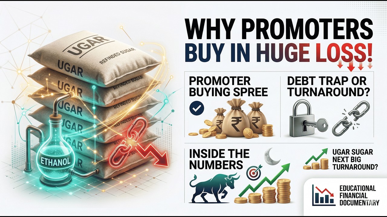 Why Promoters Are Buying This Sugar Stock in a Huge Loss! 📉 | Ugar Sugar the Next Big Turnaround?