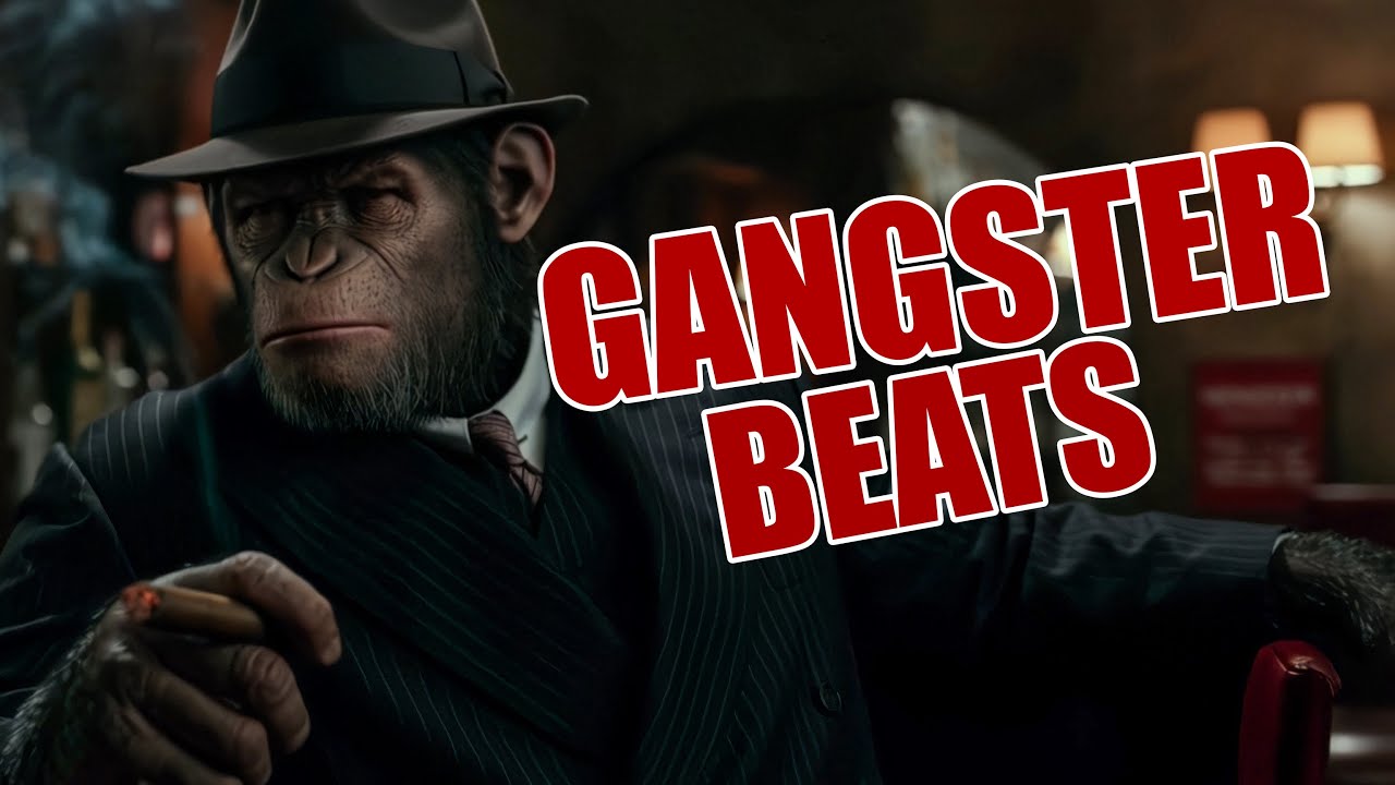 Gangster Beats Music | Gorillaz inspired AI remix | Alternative hip hop