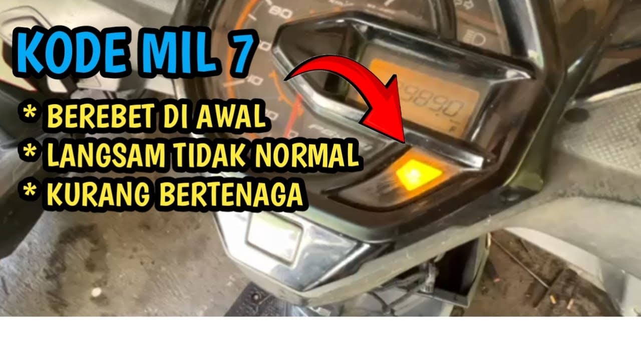 BEAT NEW KELUAR KODE MIL 7 INI PENYEBABNYA