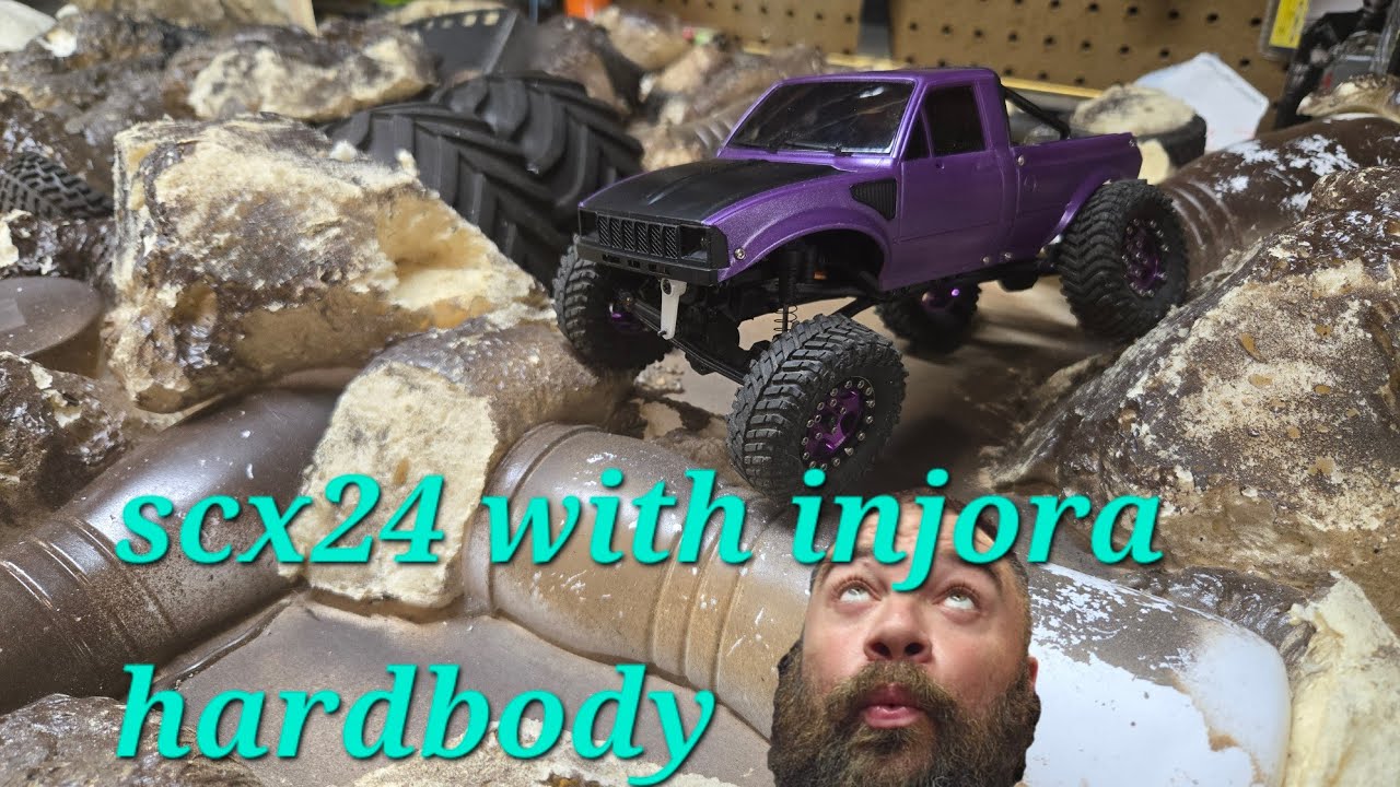 Axial SCX24 с кузовом Injora IR60