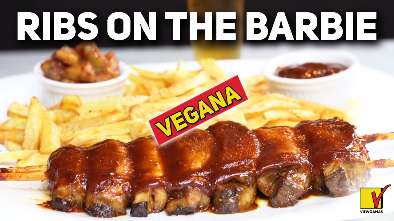 RIBS ON THE BARBIE VEGANA | COSTELA DO OUTBACK VEGANA | SEM PORCO | VIEWGANAS
