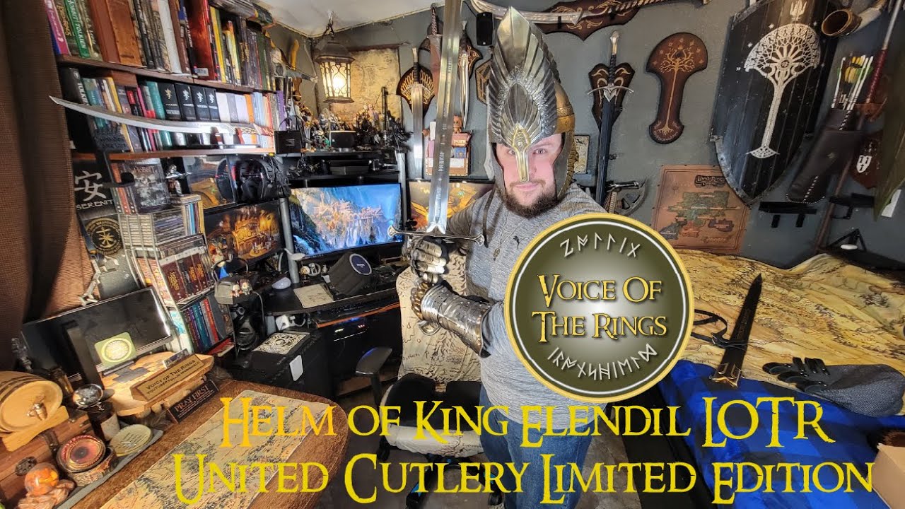 Helm of King Elendil Limited Edition - United Cutlery #UC1383 | A LOTR Collection.