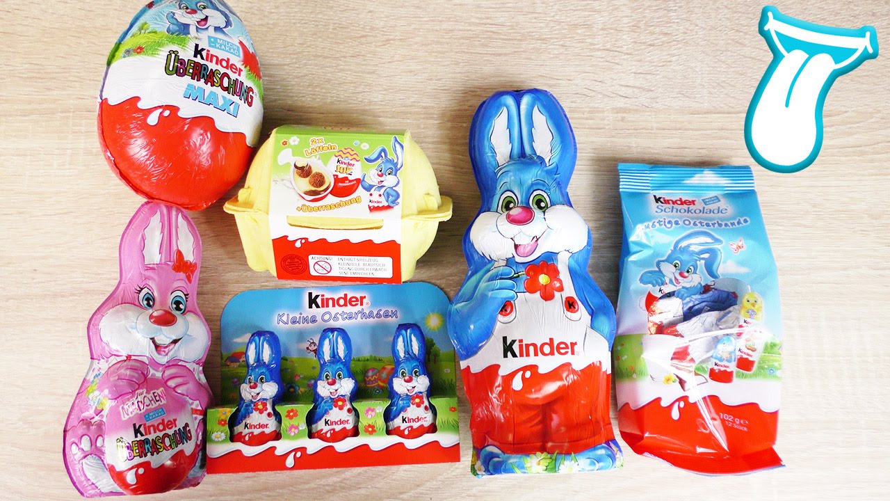 KINDER Schokolade OSTER SPECIAL - Riesige Überraschungseier und Osterhasen zum Essen