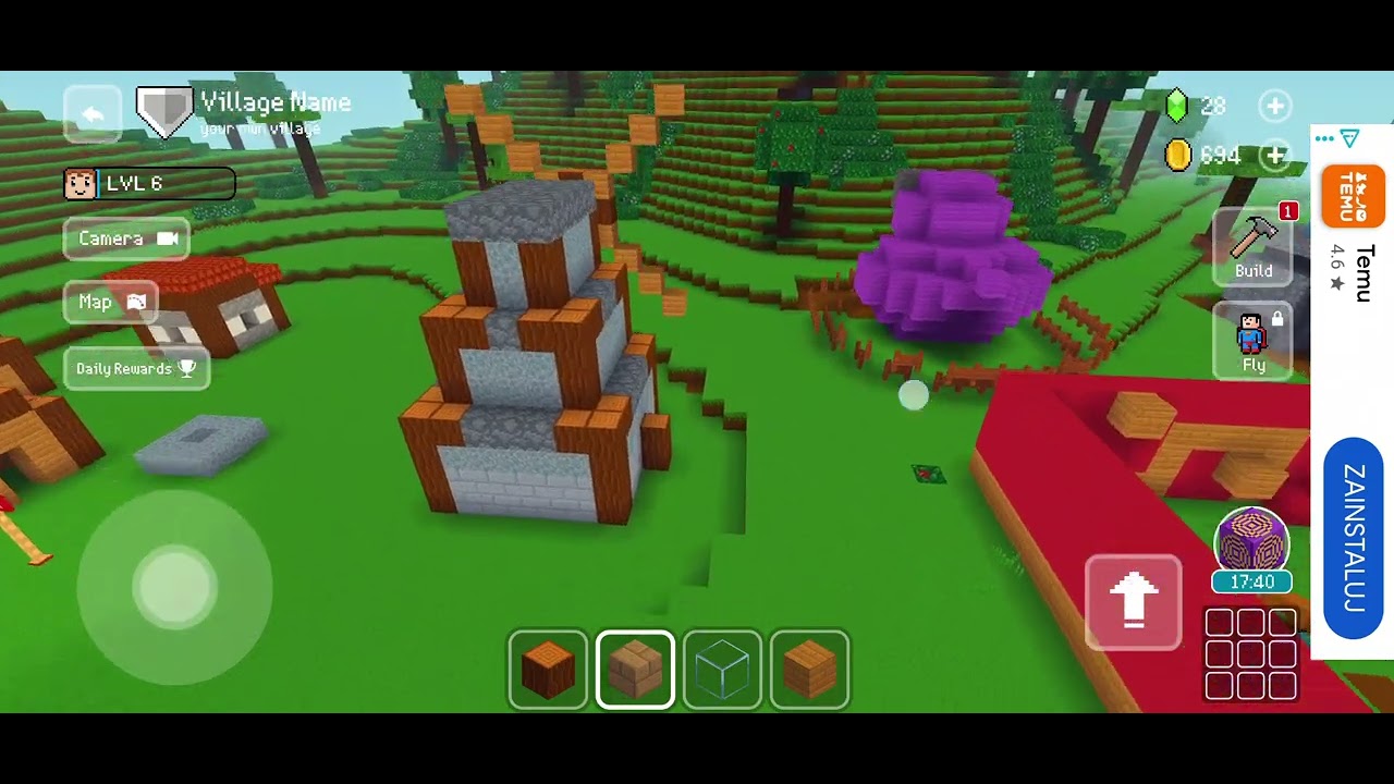 Wieza w minecraft